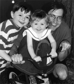 Pete with kids 1999