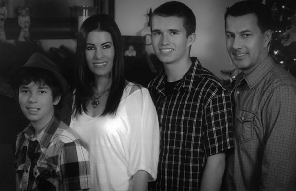 Chris's family 2012
