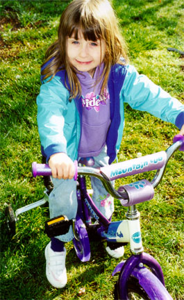 Jurney's Birthday Bike (4 yrs old)