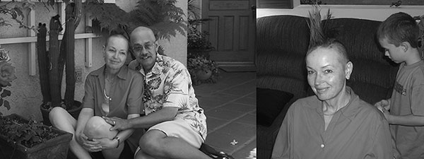 my head shaving party, August 10, 2003